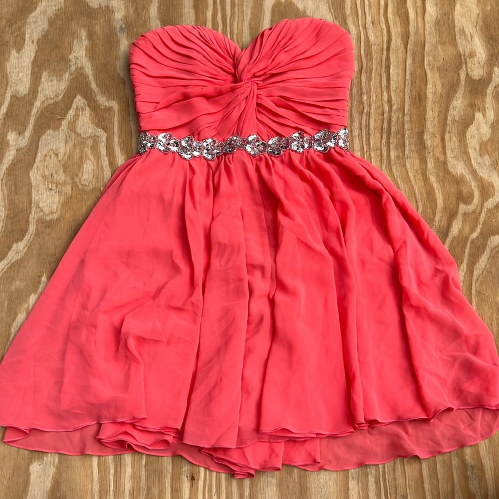 City Studios Juniors Pink Formal/Prom Dress Size 3